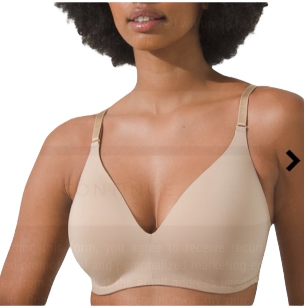 Soma Vanishing 360 Wireless Bra Size 34DD Nude Seamless Smoothing EUC